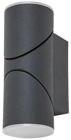 Aplica LED de exterior moderna tip spot ambiental IP65 Belfast