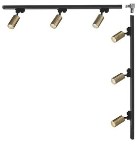 Zuma Line 3563 - Spot pentru sistemul de șină TUBE 6xGU10/35W/230V negru/auriu