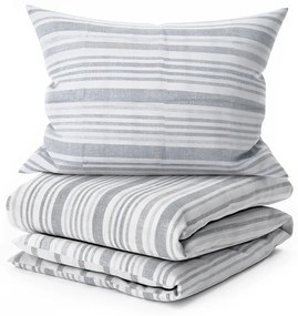 Lenjerie din bumbac Renforcé LINKY gri Dimensiune lenjerie de pat: 70 x 90 cm | 140 x 220 cm