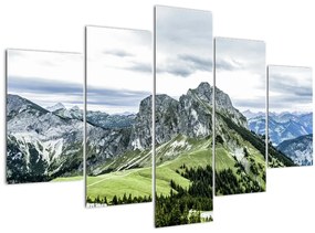 Tablou - Crestele munților (150x105 cm)