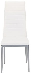 Scaun de masă Tino NOVA în alb-gri