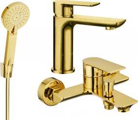 Mexen Alfa R40 set de baie, auriu - 745703R40-50