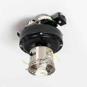 Ventilator de tavan ZEVENTI GALDANA 1xE27/60W/230V gri/alb