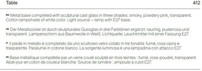Veioza, lampa de masa design modern Muse auriu