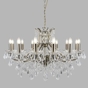 Candelabru stil clasic cu 12 brate Paris alama antic 87312-12AB SRT