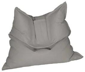 Fotoliu tip Perna Magic Pillow, Material Piele ecologica - Grey