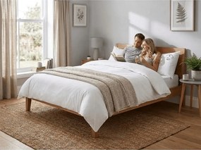 Lenjerie de pat din bumbac PLAIN BEAUTY albă Dimensiune lenjerie de pat: 2 buc 60 x 70 cm | 200 x 220 cm