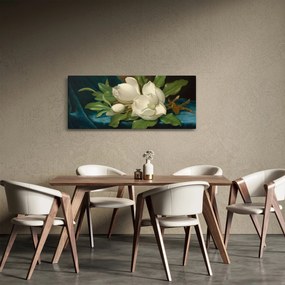 Tablou - Martin Johnson Heade, Giant Magnolias on a Blue Velvet Cloth, reproducere (120x50 cm)