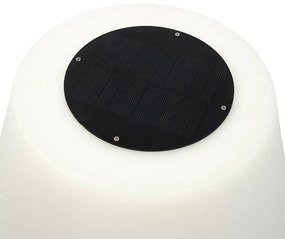 Lampă de podea modernă exterioară, negru, IP44, cu LED pe solar - Virginia