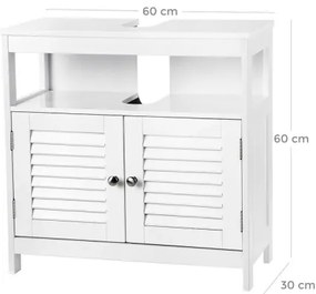 Dulap de baie EIKE alb