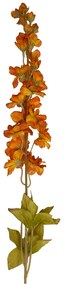 Creanga Delphinium Terence 75cm, Portocaliu