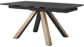 Masă de dining extensibilă din ceramică 90x160 cm Azur – Marckeric