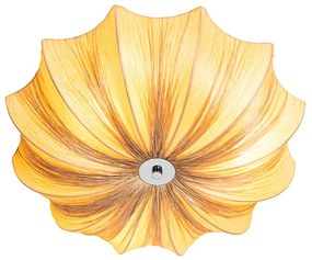 Plafoniera de design bej 52 cm 3 lumini - Plu