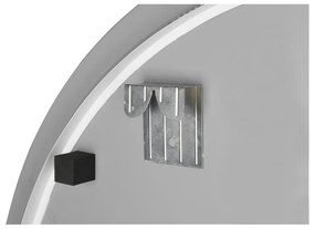 Oglindă de perete cu led ø 100 cm Luna – Mirrors and More