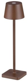 Veioza/Lampa de masa LED portabila exterior IP54 DECK maro