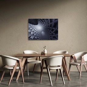 Tablou pe sticlă - Abstract 3D (70x50 cm)