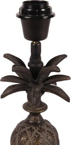 Lampă de masă din aluminiu, auriu, finisaj antichizat, 40 x 11 cm, „Aubusson”
