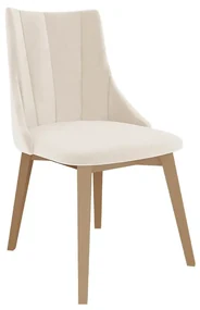 Scaun de sufragerie Sebi (natural + crem). 1069978