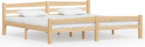 vidaXL Cadru de pat, 200x200 cm, lemn masiv de pin
