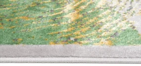Covor alb și verde la modă cu model auriu Lăţime: 80 cm | Lungime: 150 cm