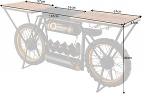 Consola design unicat Motorcycle 185cm