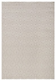 Covor de exterior NORTHRUGS Karo, 140 x 200 cm, gri