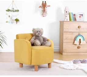 Fotoliu pentru copii galben Volie – Artie