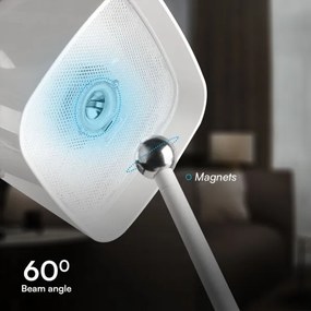 Lampă solară LED de masă, magnetică, 5W, 5V, 3000-6000K, 3600 mAh, IP65, albă