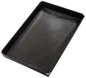 Tava pentru gratar/BBQ NoStik CCC 097, 18x31x3 cm, 1.5L, Reutilizabila, Acoperire antidiarenta, Negru