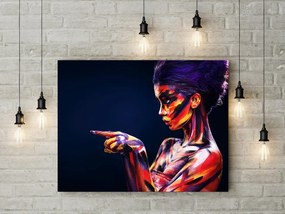Tablou canvas Blue Girl 120x80 cm