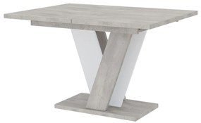 Masă de sufragerie Venag (gri deschis + Alb) (pentru 4 până la 6 persoane). 1055270