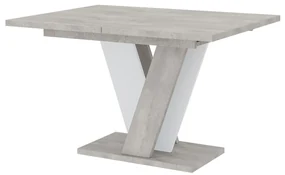 Masă de sufragerie Venag (gri deschis + Alb) (pentru 4 până la 6 persoane). 1055270