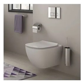 Set vas wc suspendat Ideal Standard Tesi Aquablade cu capac slim softclose