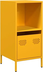 vidaXL Dulap, galben muștar, 35x39x73,5 cm, oțel laminat la rece