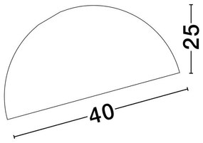 Lustra aplicata design decorativ GEA alb D-40cm