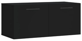 830101 vidaXL Dulap de perete, negru, 80x36,5x35 cm, lemn compozit