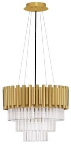 Lustra suspendata design elegant MAGNOLIA aurie