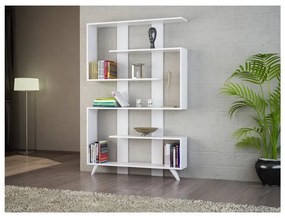 Bibliotecă Rain, alb