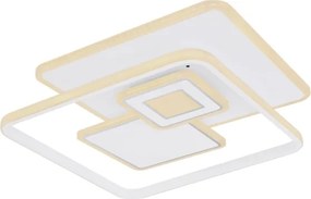 Globo 48441-50SH - plafonieră LED dimabilă RODERICK 50W/230V 50,3x50,3 cm + telecomandă