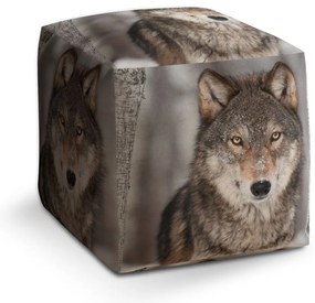 Taburet Cube lup 2, gri