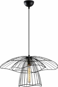 Lustra TEL 6504, negru, metal, 50x123 cm