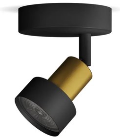 Spot Philips CONDUIT 1xGU10/5W/230V negru/alamă