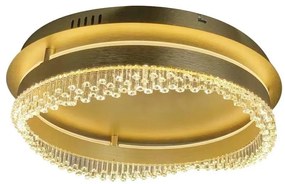 Plafonieră LED, 36 W/230 V, Ø 43 cm, auriu