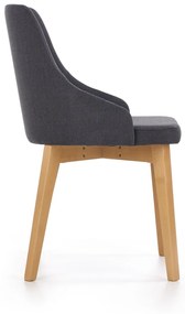 Scaun textil Toledo stejar miere/Inari95