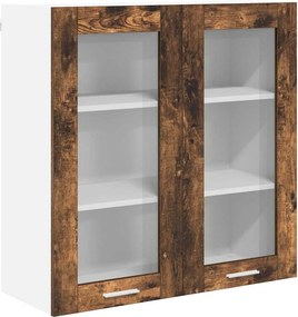 vidaXL Dulap suspendat Stejar fumuriu 80 x 31 x 80 cm Lemn compozit