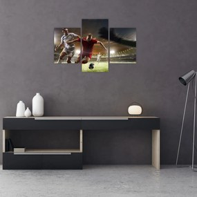 Tablou - Fotbaliști în acțiune (90x60 cm)