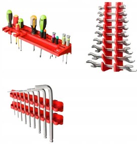 Perete pentru unelte 78x78cm + 21 cutii