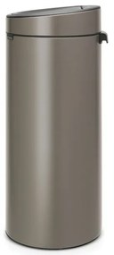 Brabantia Touch Bin New 650007, 30 L, închidere silențioasă și lină, gri