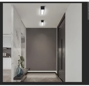 Immax NEO 07254L - LED LUNGO 20W/230V Wi-Fi Tuya negru + DO, stins reglabil