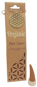Set de 12 bețișoare parfumate organice Palo Santo,cu suport ceramic